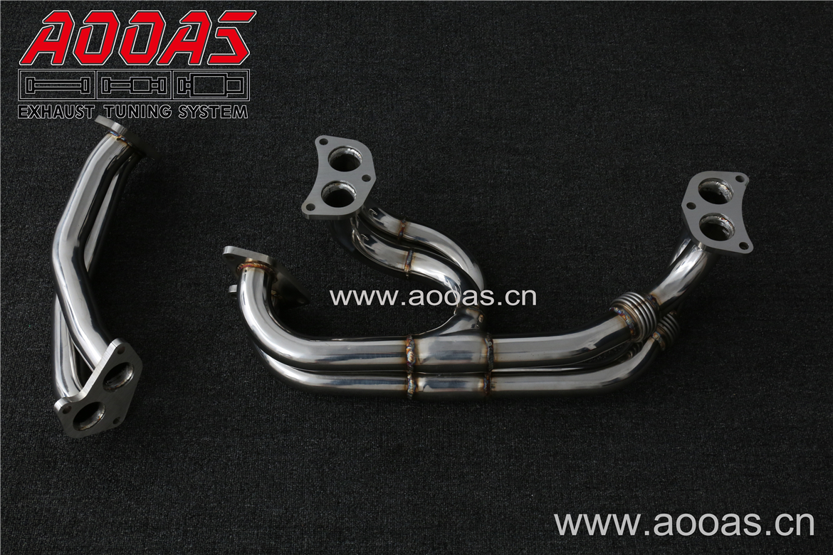 Subaru STI eighth generation ej207 engine dual blow    All SS304 / Decat (Catless) Manifold